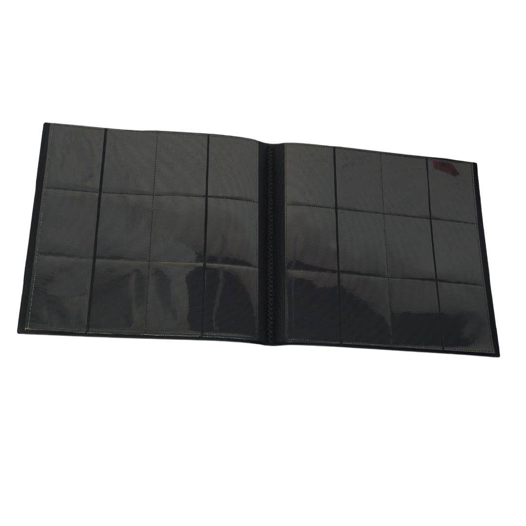 Pack X2 Carpetas TCG Titan Pro Negra 12 Bolsillos Tapa Dura-2
