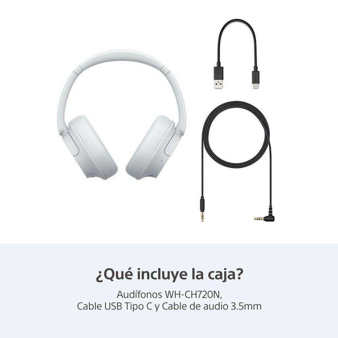 Audífonos Inalámbricos Sony WH-CH720N Blanco-3