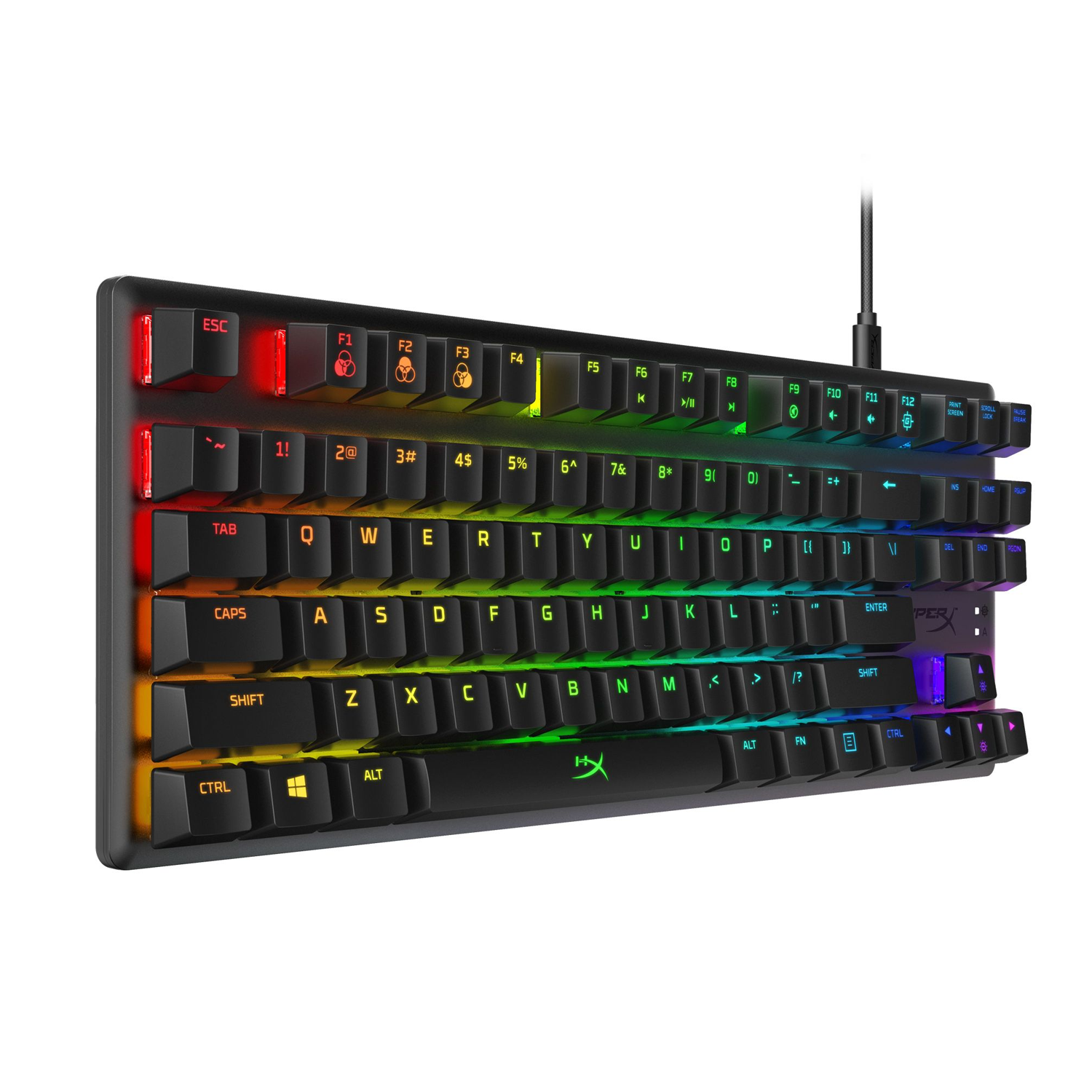Teclado Gamer HyperX Alloy Origins Core RGB SW Aqua Blue-2
