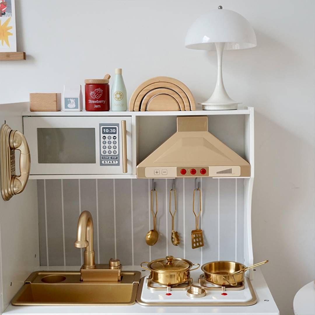 Cocina de Madera para Niños, Interactiva, Incluye accesorios-5