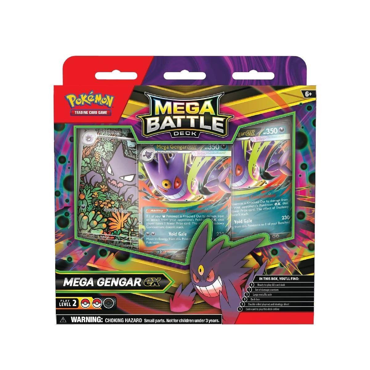 Pokémon TCG: Mega Battle Deck, Mega Gengar ex Español-1
