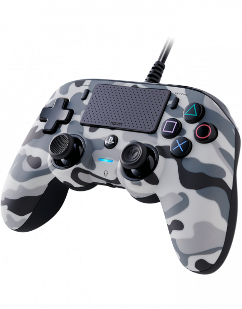 Control Nacon Profesional para PS4 Camo Grey Alambrico-0