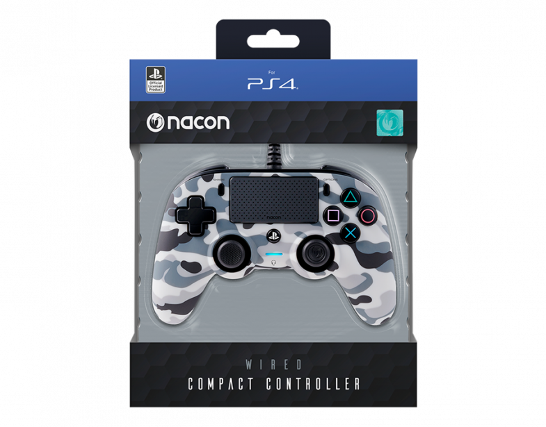 Control Nacon Profesional para PS4 Camo Grey Alambrico-4