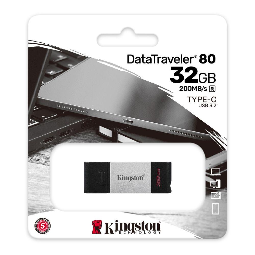 Pendrive Kingston Data Traveler DT80 KNG 32GB USC-C-3