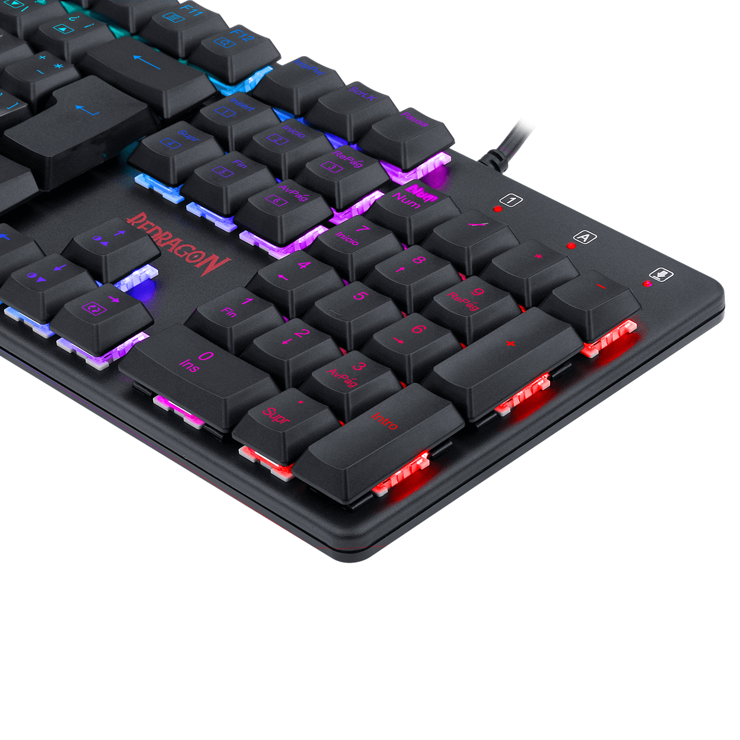 Teclado Gamer Redragon Shrapnel Mecanico RGB Español-1