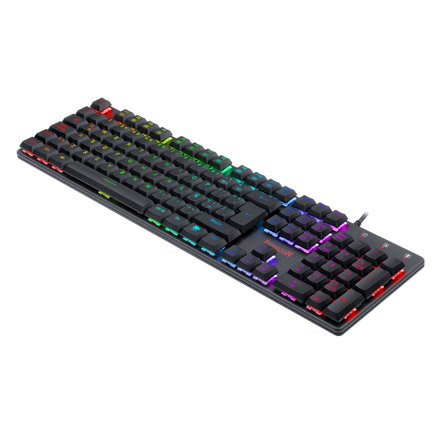 Teclado Gamer Redragon Shrapnel Mecanico RGB Español-2