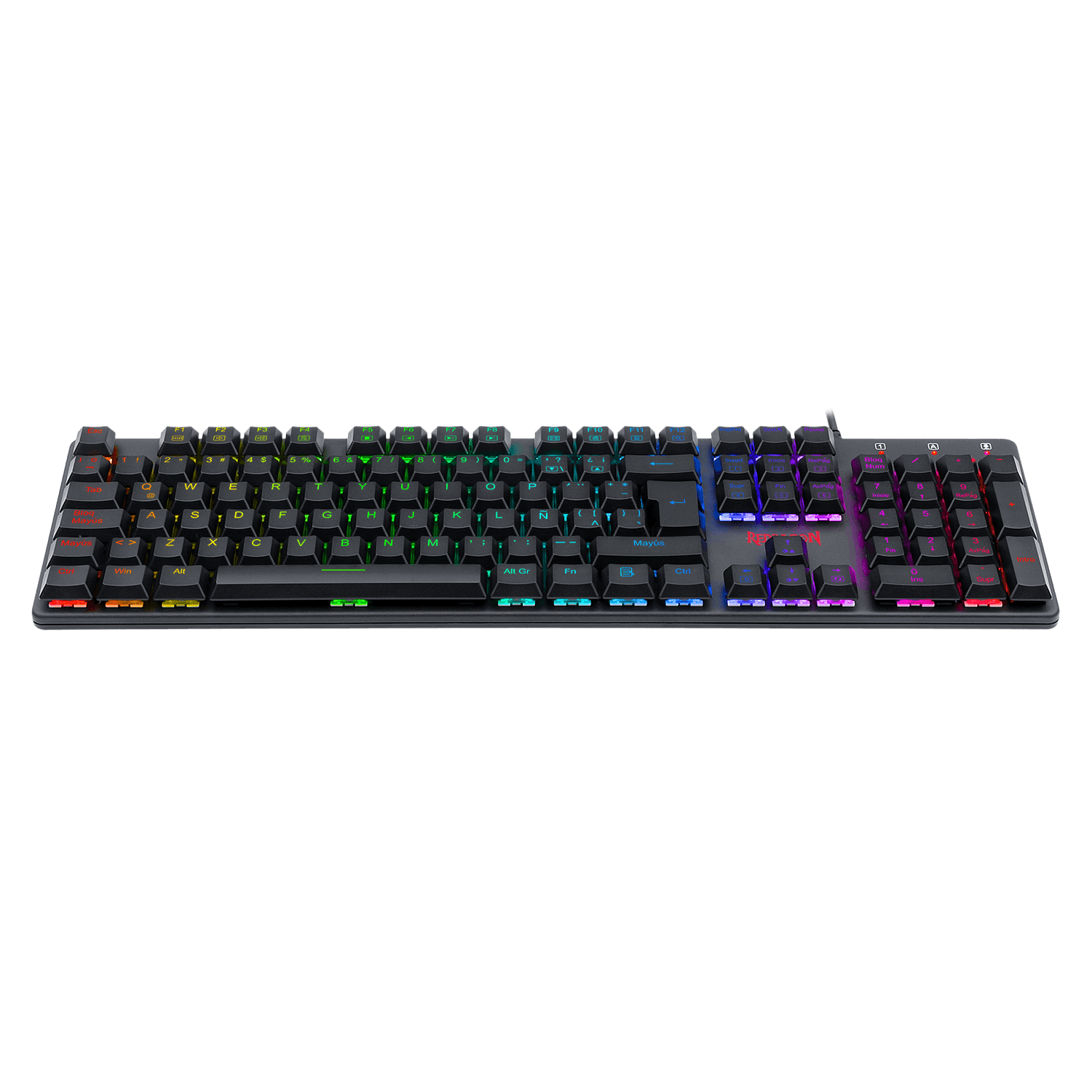 Teclado Gamer Redragon Shrapnel Mecanico RGB Español-5