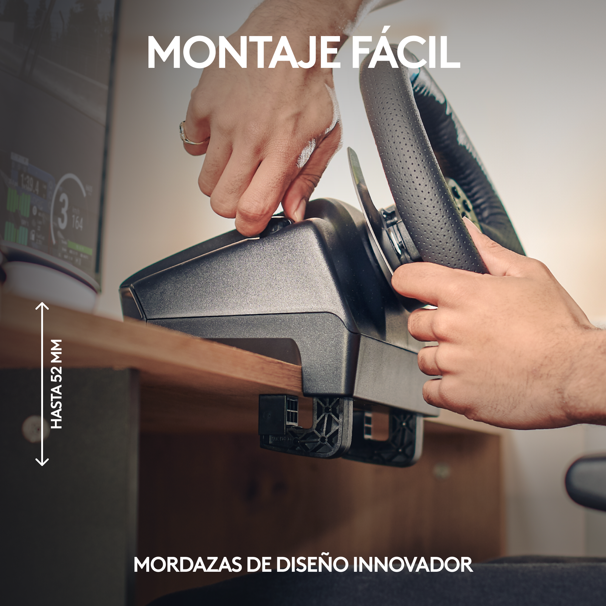Volante Gamer c/ Pedales Logitech Force racing G29 PS3 PS4.-3