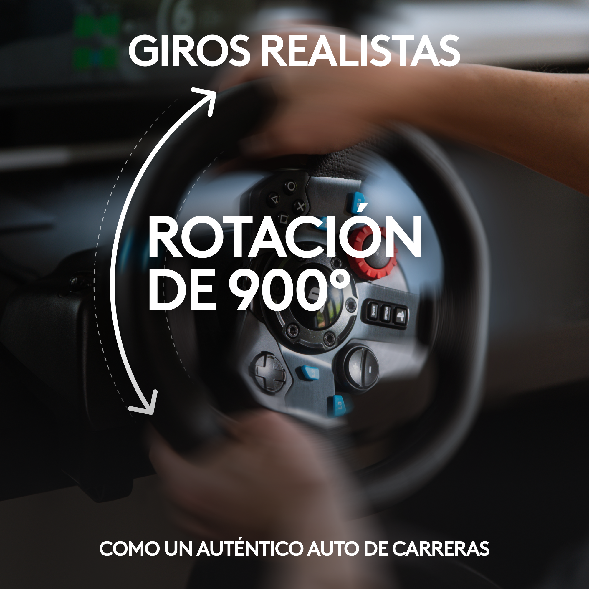 Volante Gamer c/ Pedales Logitech Force racing G29 PS3 PS4.-5