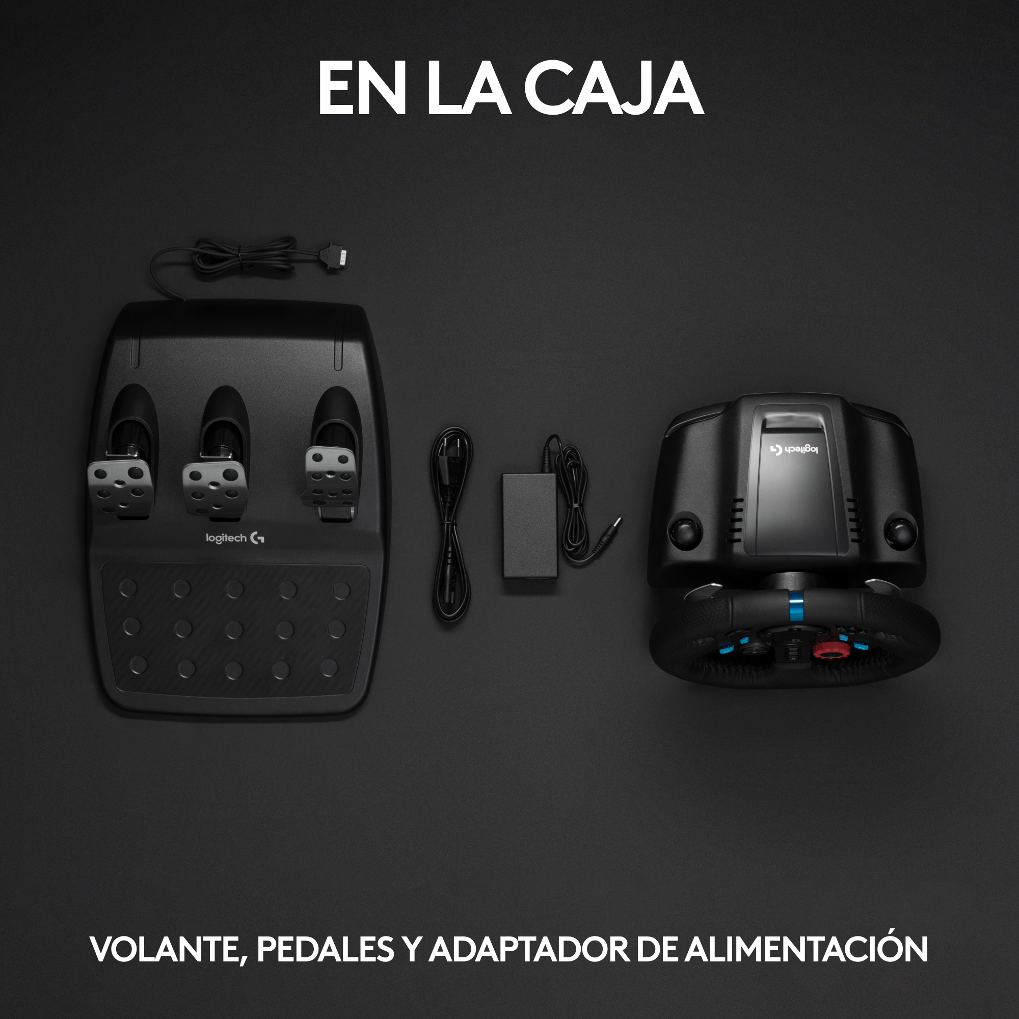 Volante Gamer c/ Pedales Logitech Force racing G29 PS3 PS4.-8
