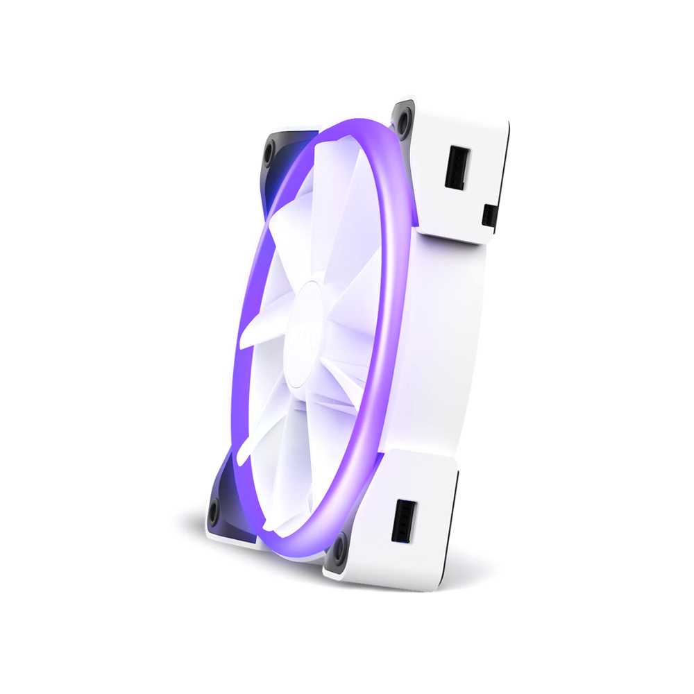 Ventilador NZXT AER RGB 2 120mm Blanco y Negro p Gabinete-3