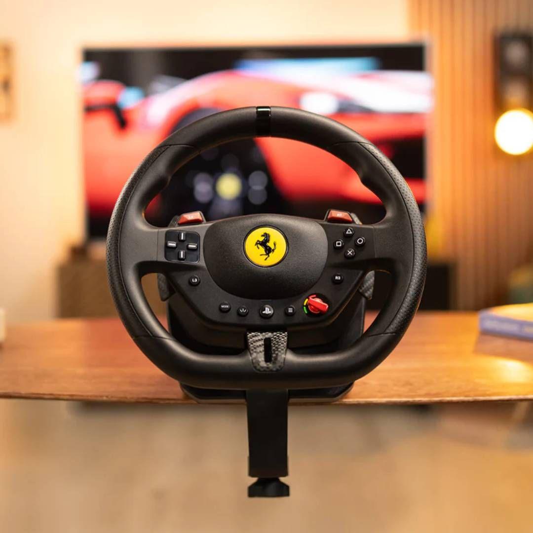 Volante y Pedales Thrustmaster T98 FERRARI 296 GTB para PS5-2