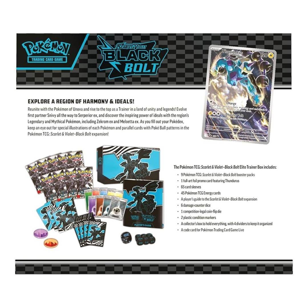 Pokemon TCG S&V: Black Bolt - Elite Trainer Box Ingles-2
