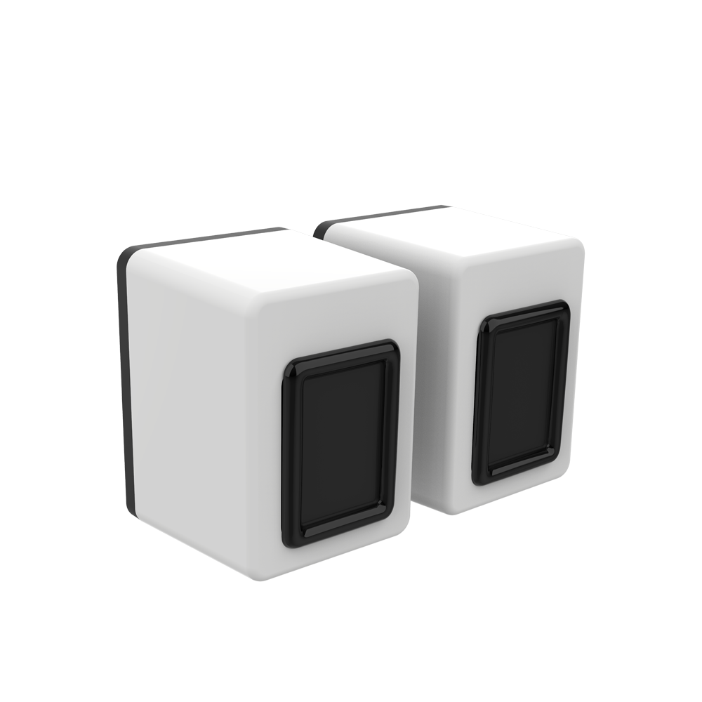 Parlantes Gamer Fantech Beat Gs 203 3.5mm Rgb Blanco-3