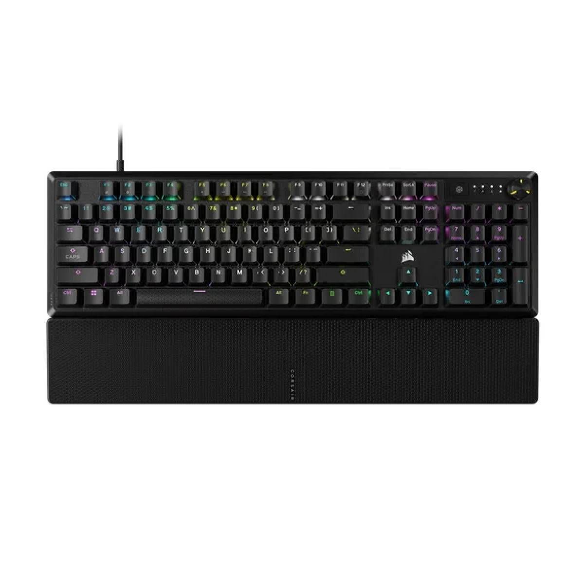 Teclado mecánico Corsair K70 CORE RGB: Negro Reposa Muñecas-0