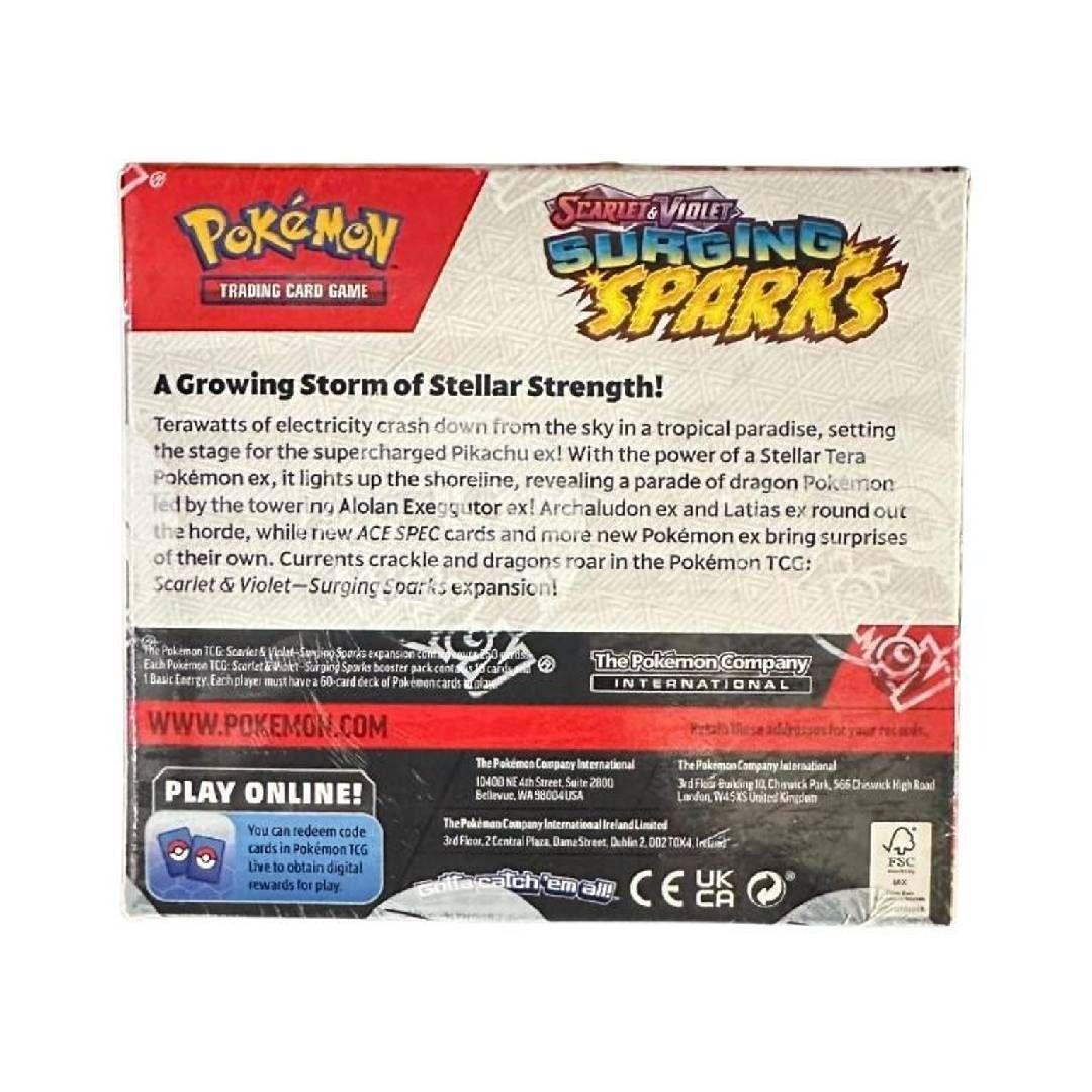 Pokemon: Scarlet & Violet, Surging Sparks Booster Box ING-2