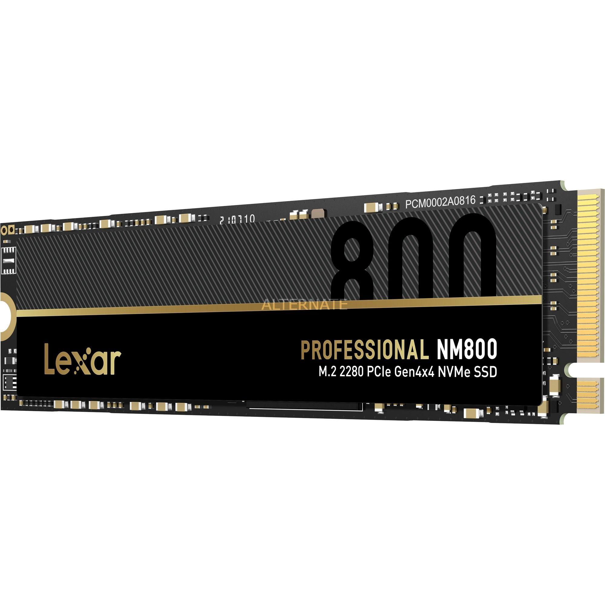 Disco Duro Sólido Lexar M2 512GB 7400 MB/s NM800 PCIE 4.0-1