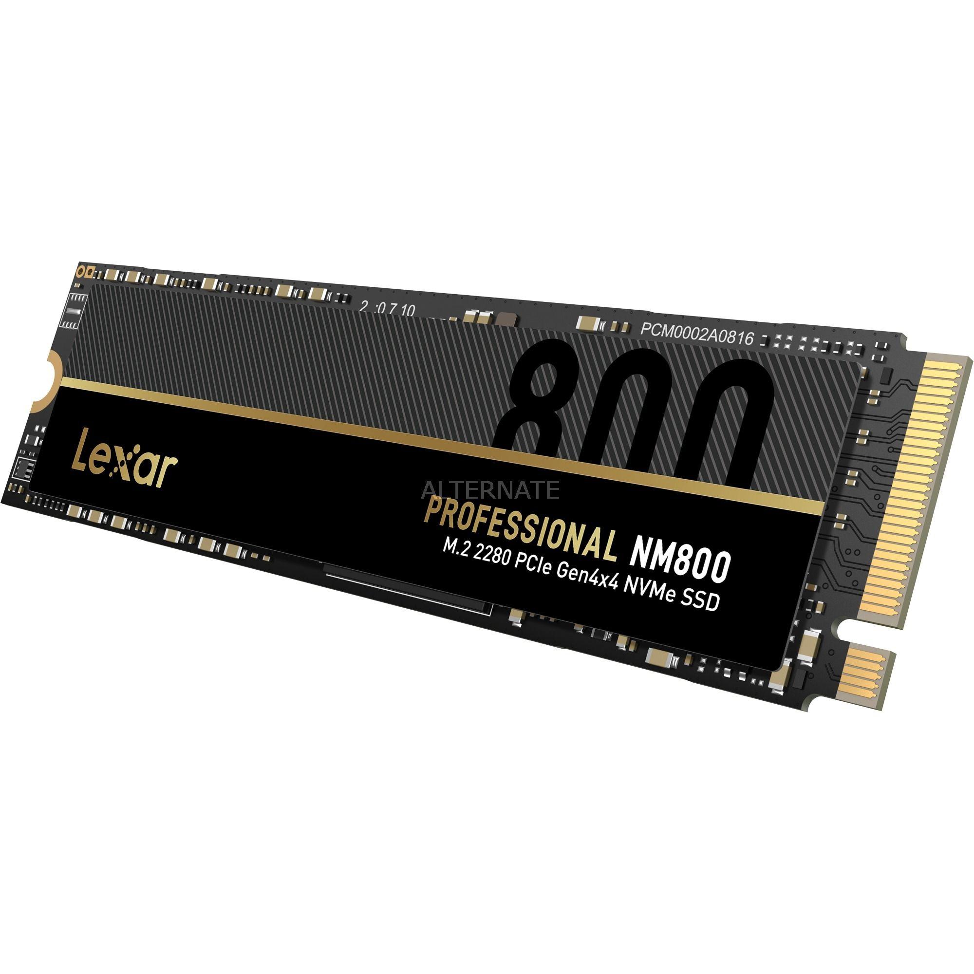 Disco Duro Sólido Lexar M2 512GB 7400 MB/s NM800 PCIE 4.0-2