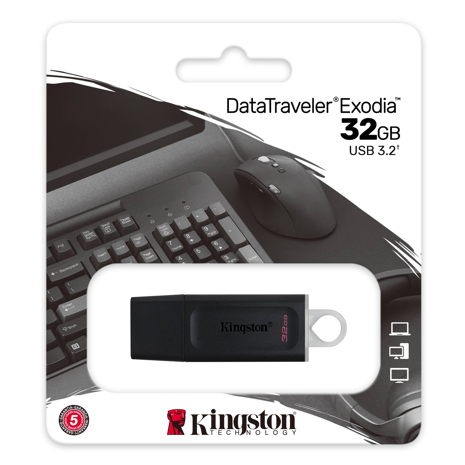 Pendrive Kingston Exodia 32GB USB 3.2 DTX/32GB-2