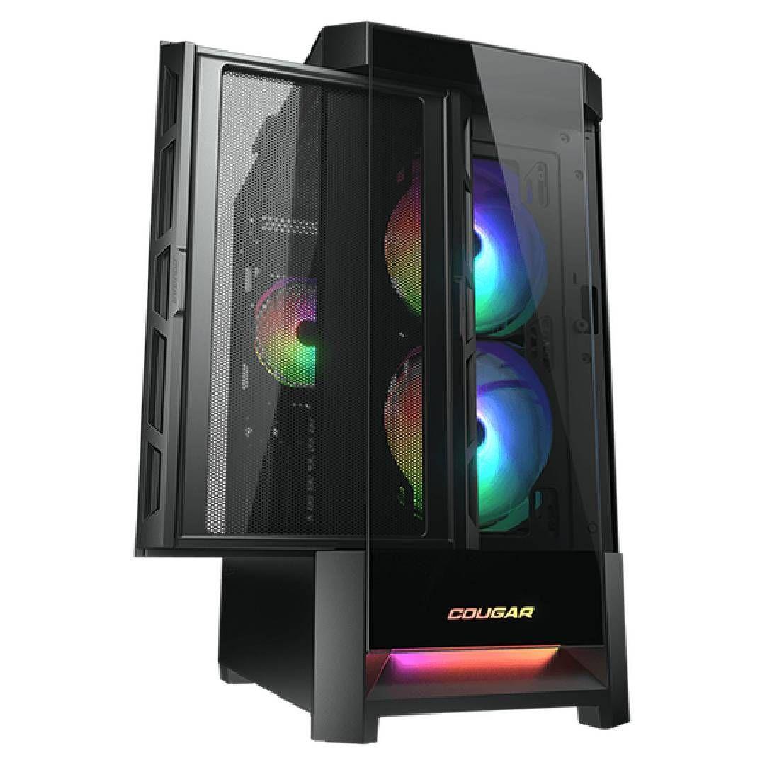 Gabinete Cougar Duoface RGB Mid Tower Negro-2