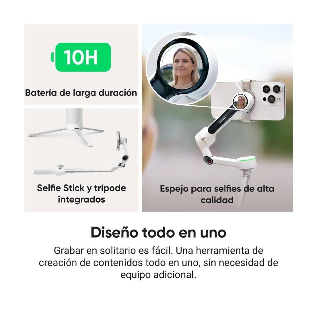 Estabilizador Insta360 Flow 2 Pro Creator Bundle Stone Gray-4