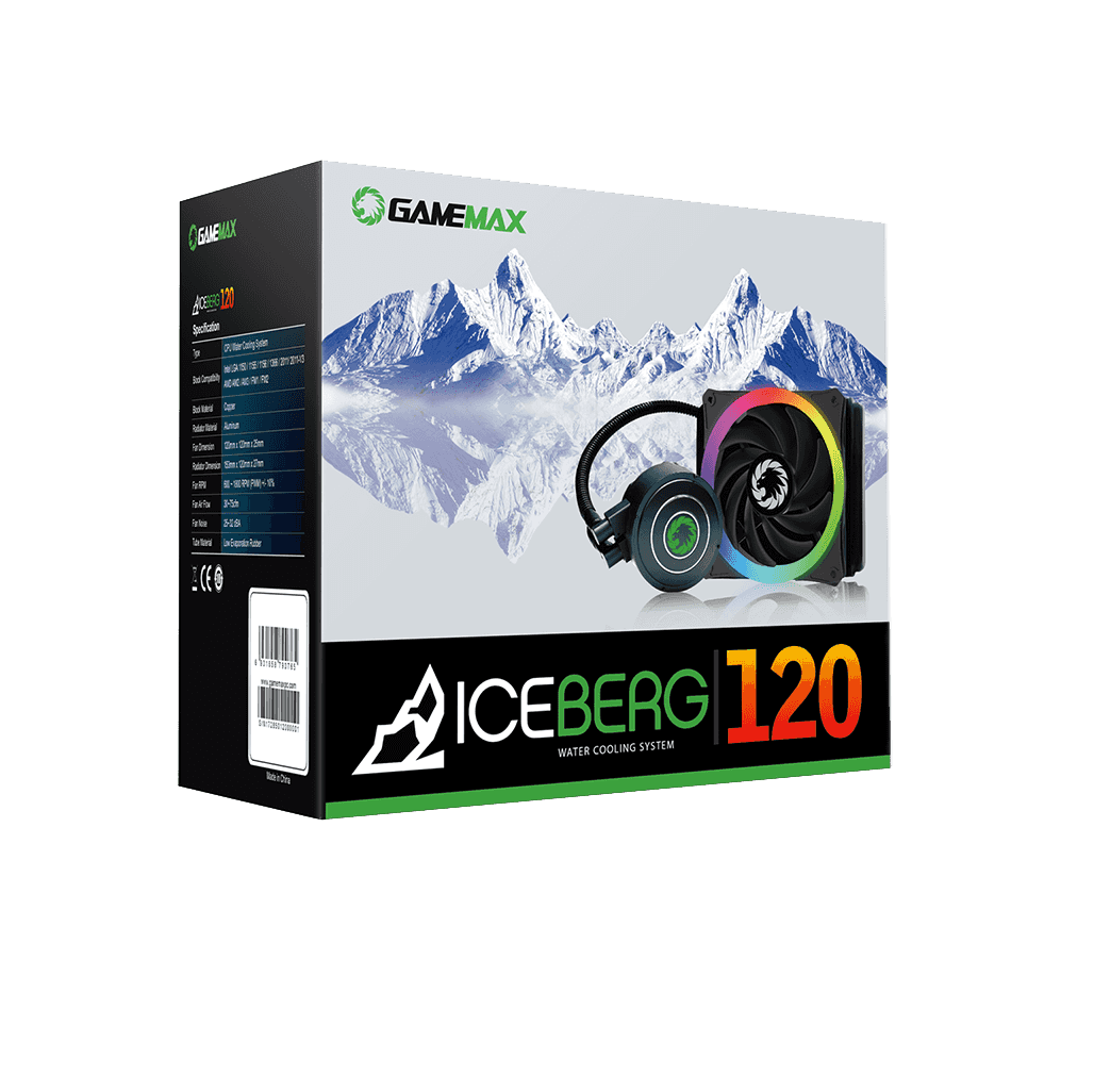 Refrigeracion Liquida Gamemax Iceberg AIO 120mm AMD INTEL-6