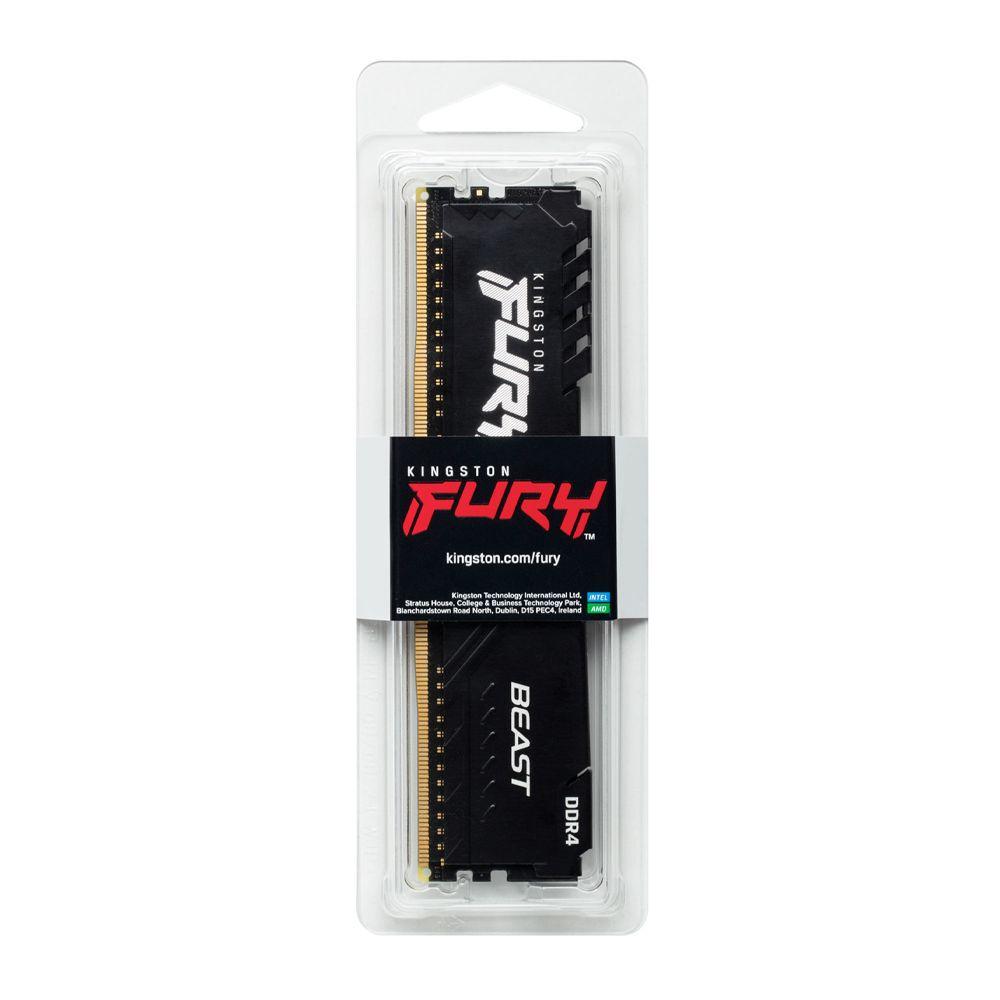 Memoria RAM Kingston Fury Beast 4GB DIMM DDR4 3200mhz-3