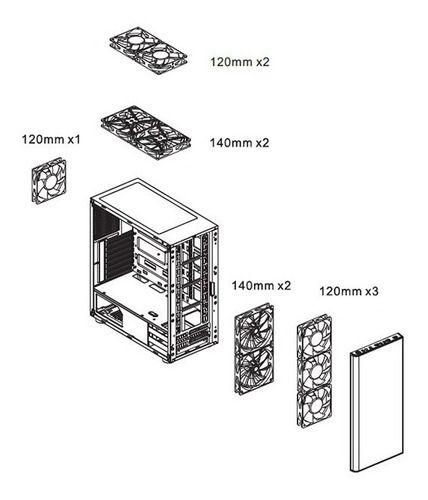 Gabinete Thermaltake V200 Rgb Edition 4 Ventiladores Vidrio-6