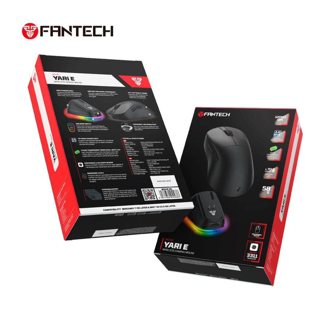 Mouse Inalámbrico Fantech WG14E YARI E 12.000 DPI Black-7