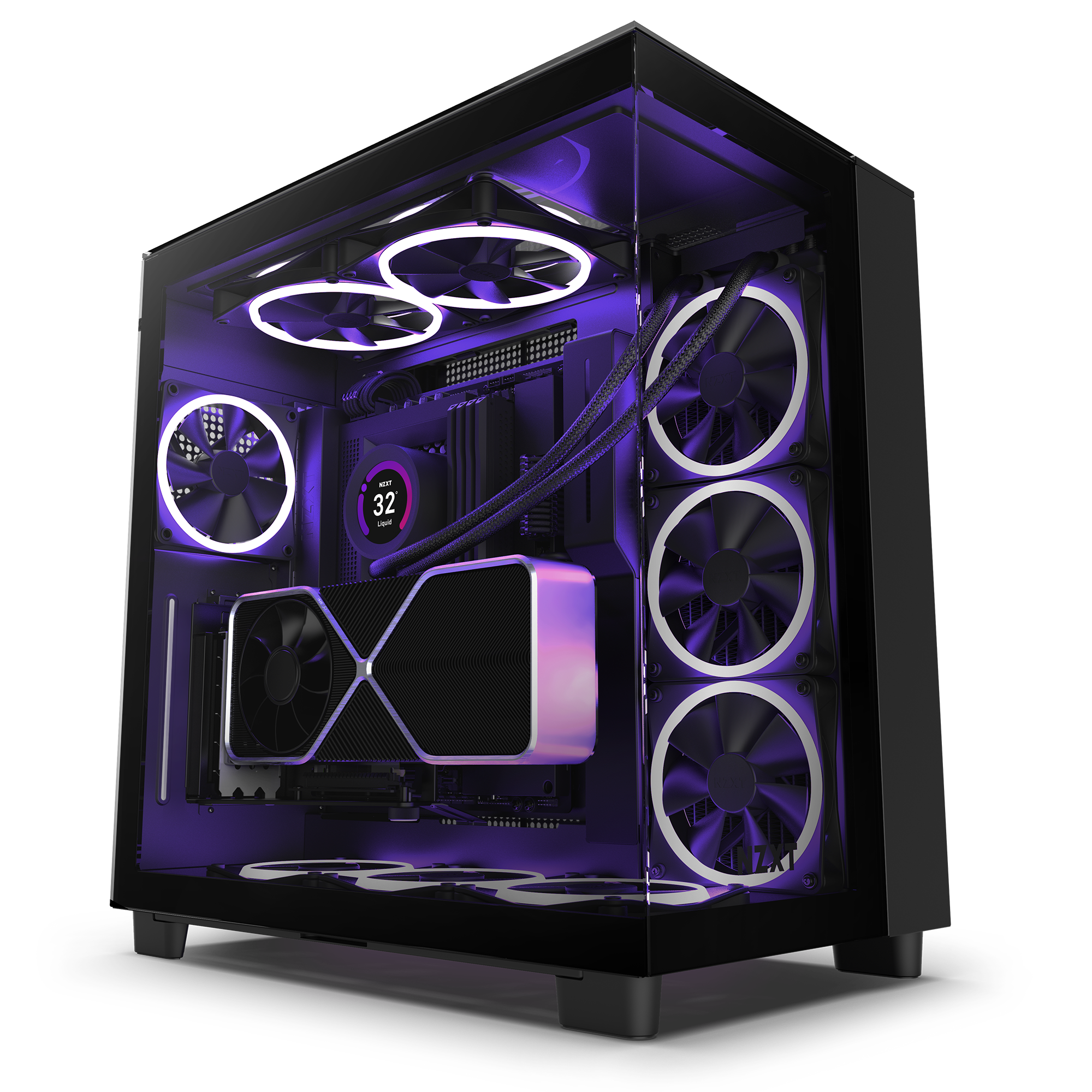 Gabinete NZXT H9 Elite ATX Mid T Negro-0