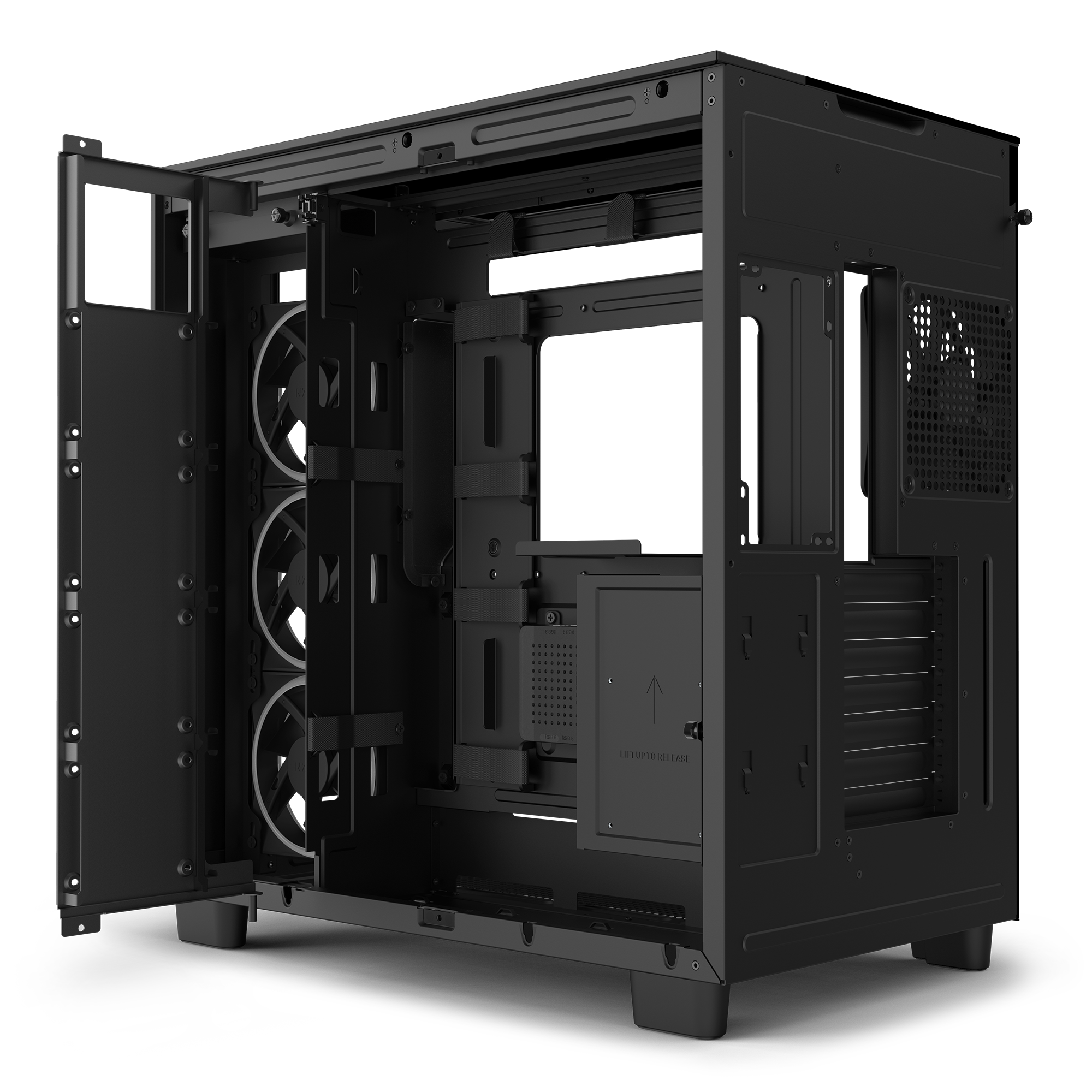 Gabinete NZXT H9 Elite ATX Mid T Negro-7