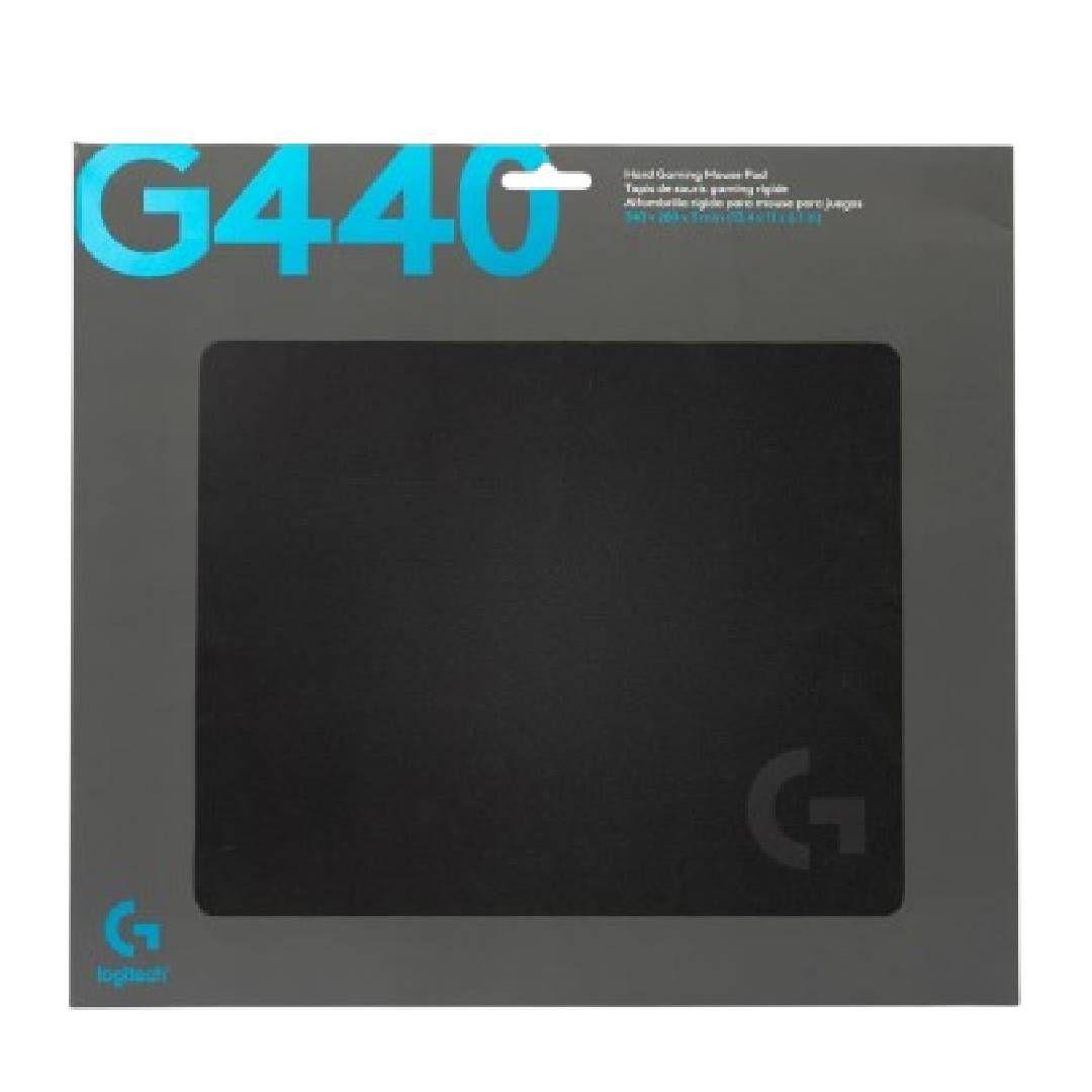 Mousepad Gamer Logitech G440 Hard 34x28cm Rigido Logo Gris-2