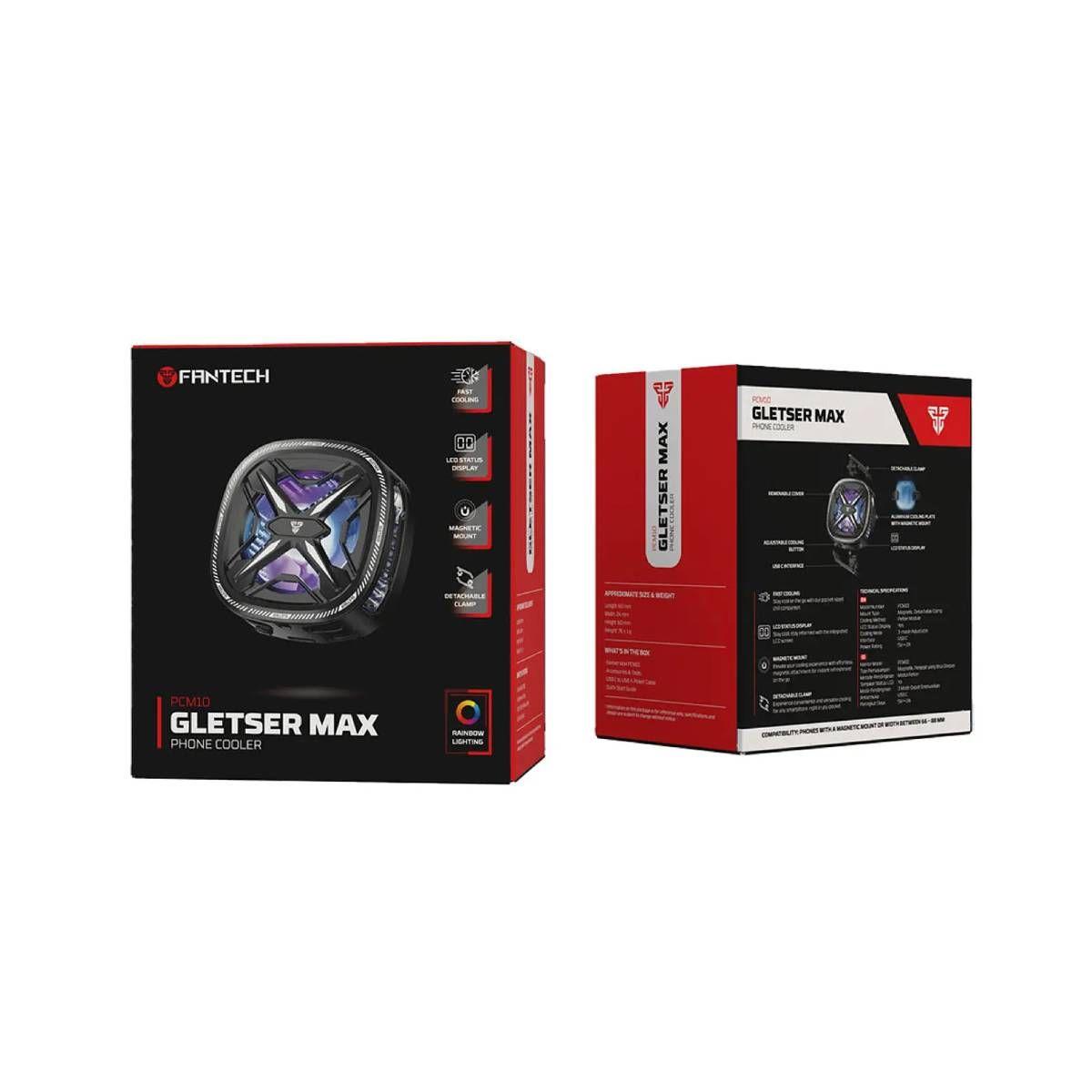 Ventilador de Teléfono Fantech PCM10 Gletser MAX Black-3