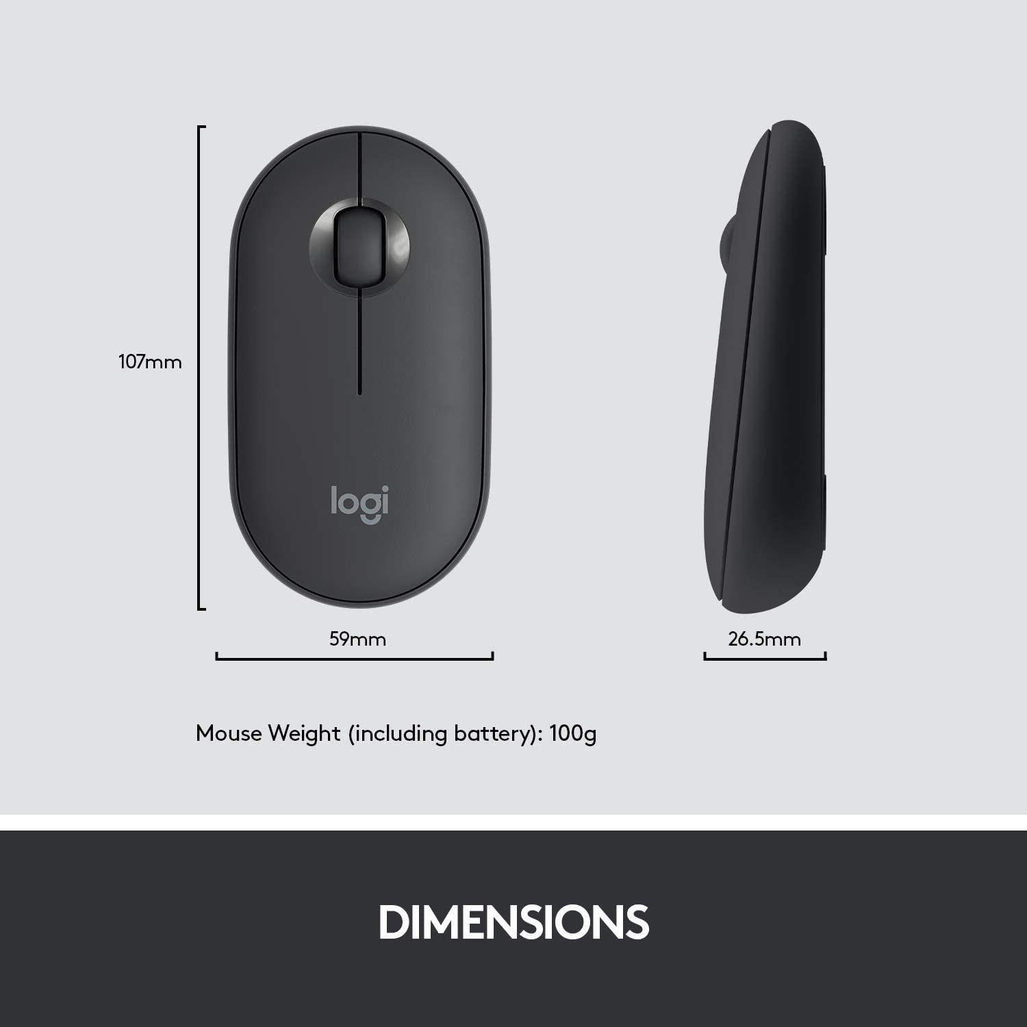 Teclado y Mouse Inalambrico Logitech MK470 Slim Negro-4