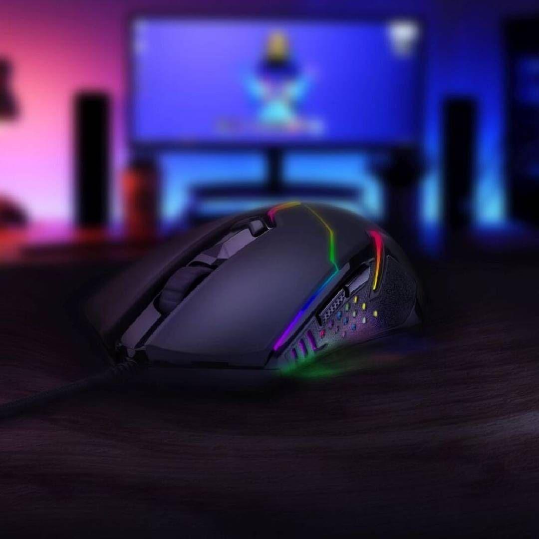 Mouse Gamer Redragon Centrophorus 2 7200DPI RGB - Negro-3