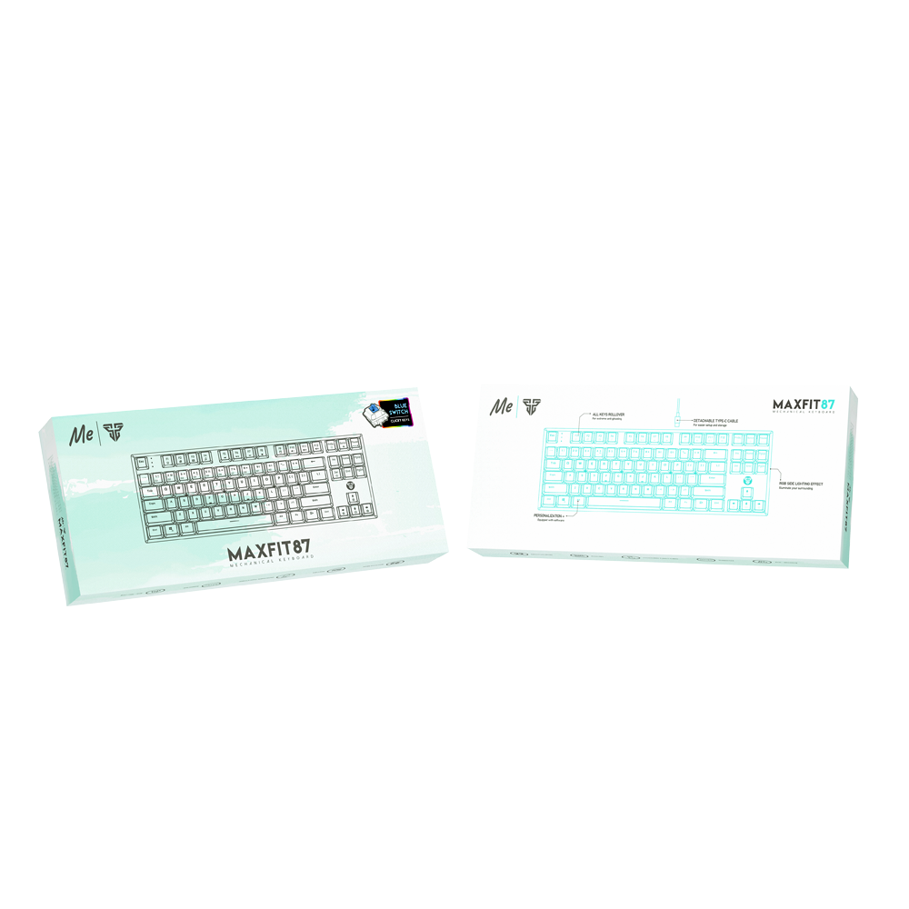 Teclado Gamer Fantech MAXFIT 87 MK856 Mint SW Red Español-4