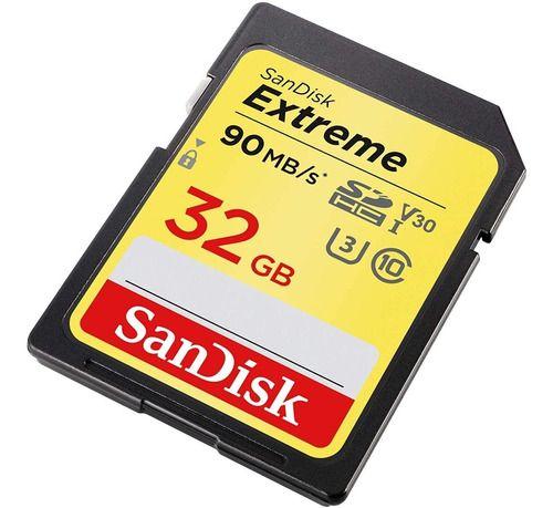 Tarjeta Memoria Sdxc 32gb Sandisk Extreme Uhs-i 4k 90mb/s-1