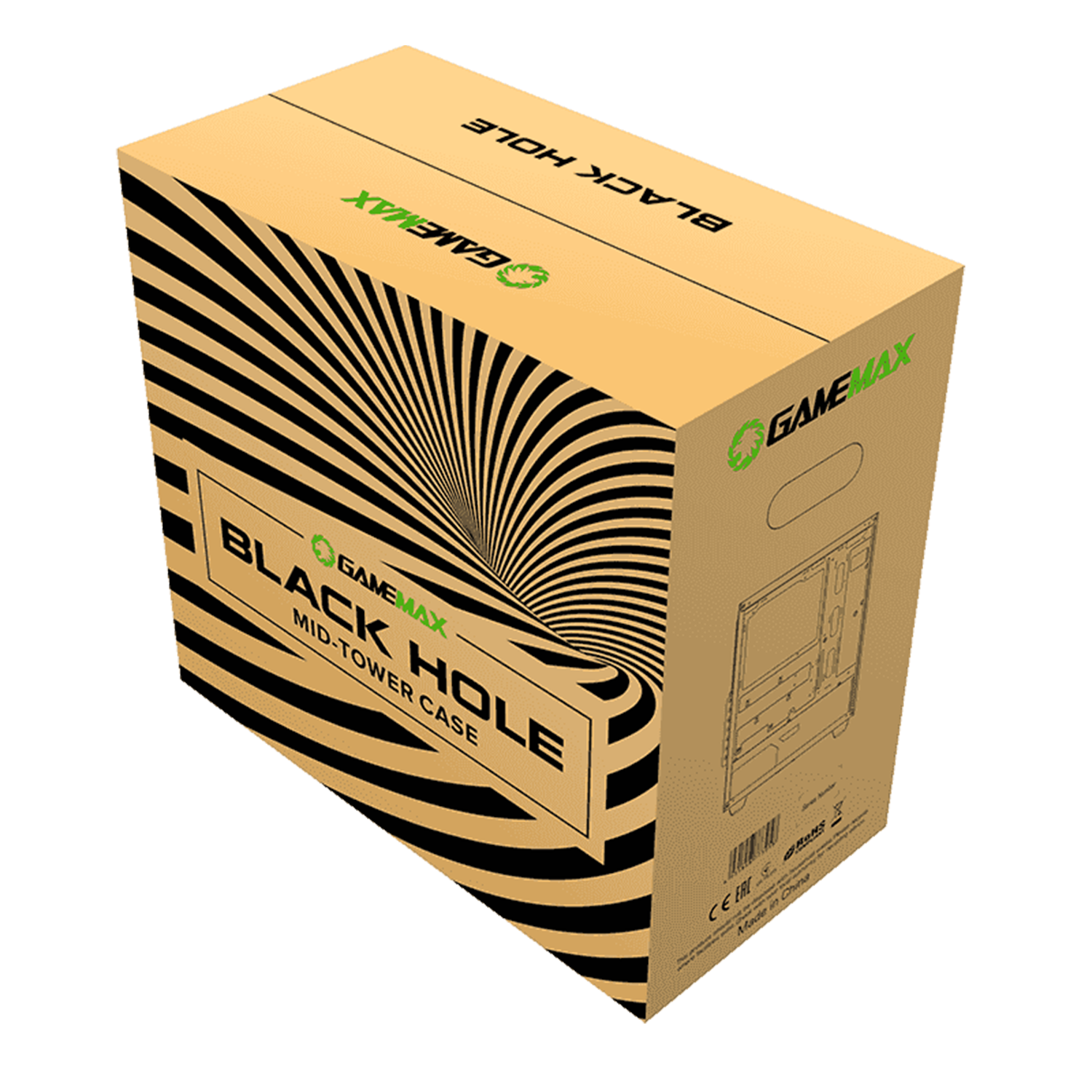 Gabinete Gamer Gamemax Black Hole ATX RGB-4