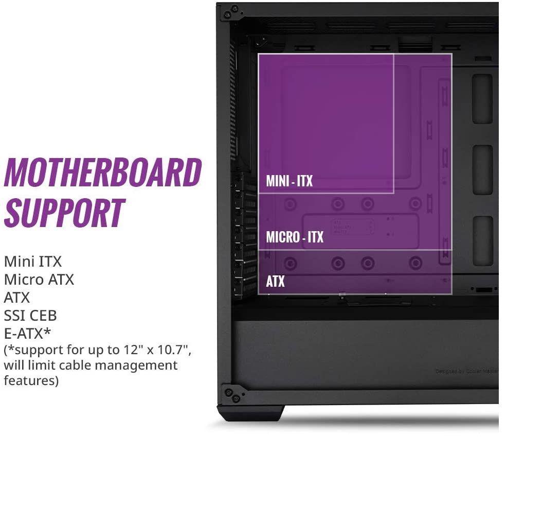 Gabinete Cooler Master MasterBox MB511L 3 Ventiladores ARGB-4