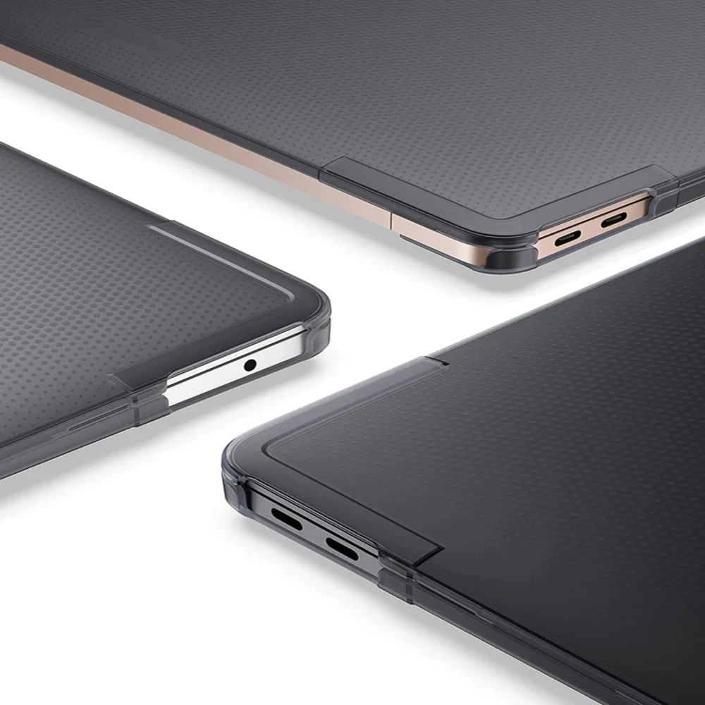 Tomtoc Carcasa rigida para MacBook Air 13 pulgadas Negro-1