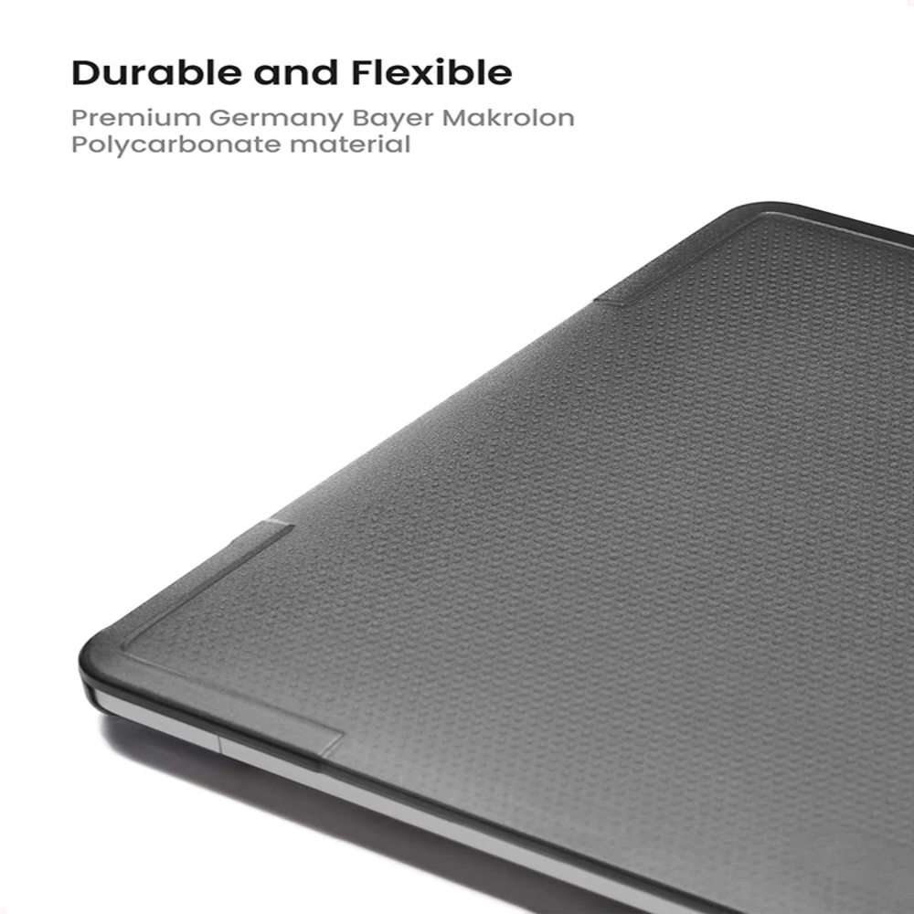 Tomtoc Carcasa rigida para MacBook Air 13 pulgadas Negro-2