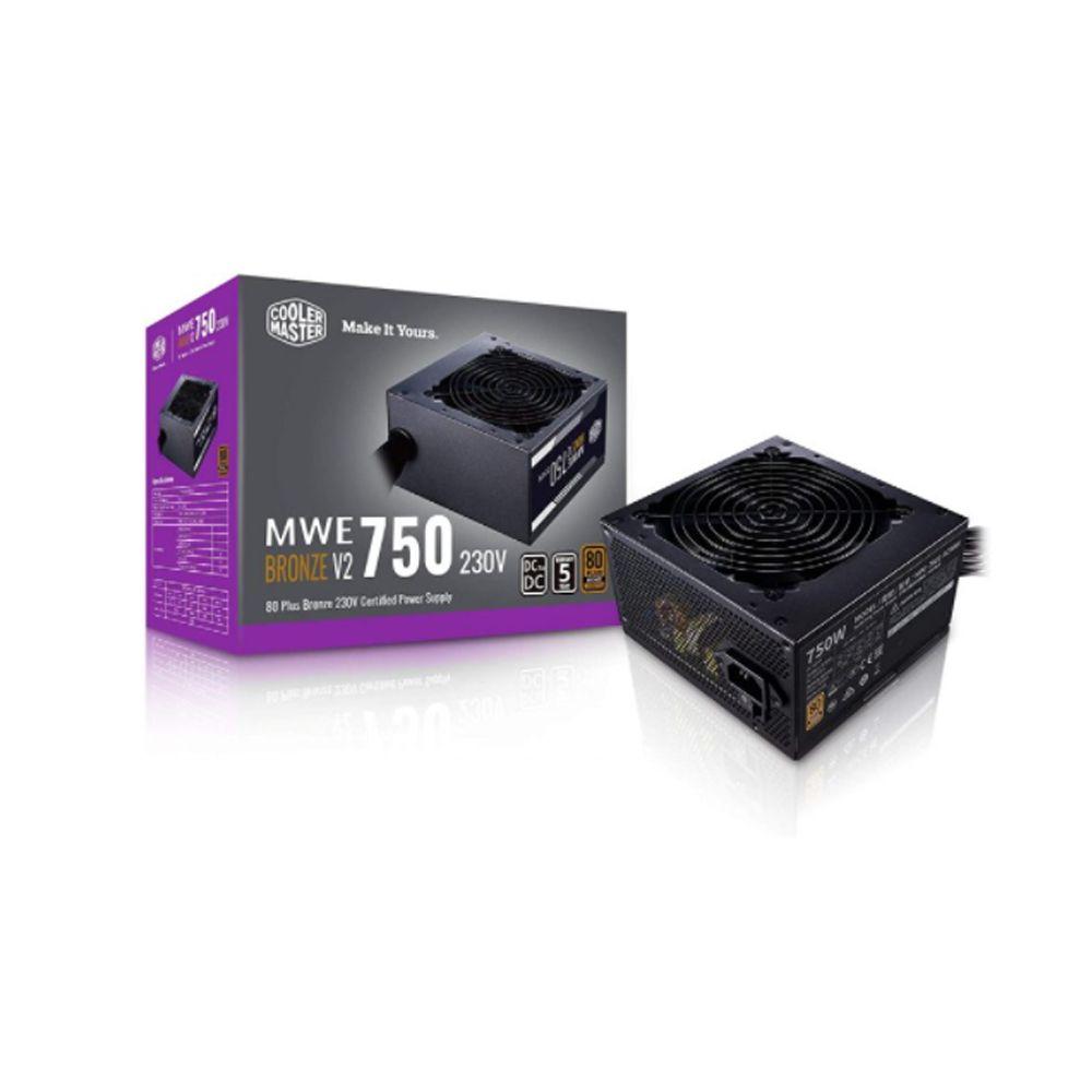 Fuente de Poder Cooler Master 750W MWE V2 80+ Bronze-0