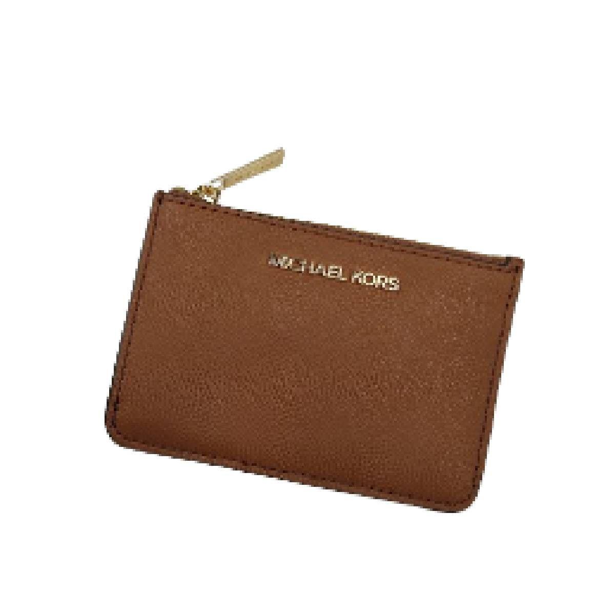 Monedero Mk Con Tarjetero Cafe-0