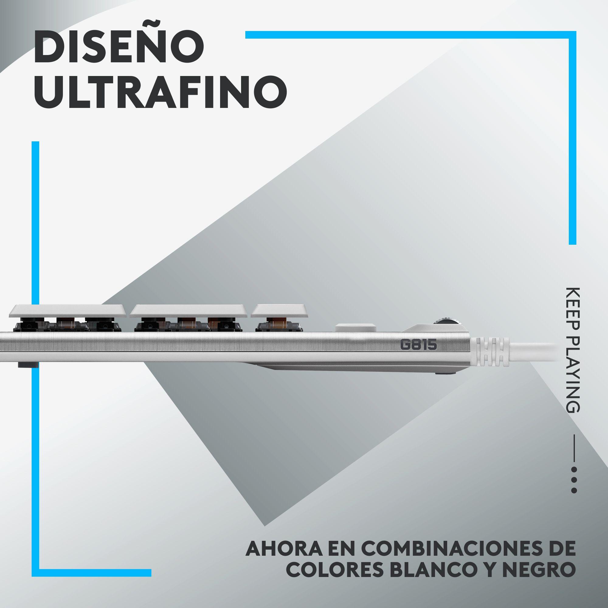 Teclado Gamer Logitech G G815 Sw Tactile White Ingles-1