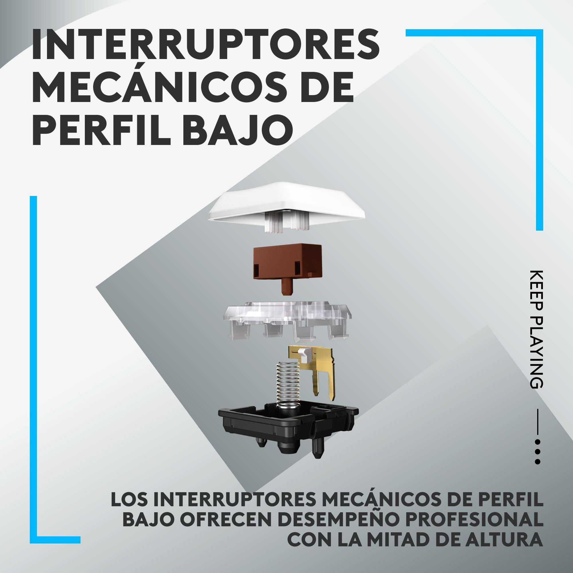 Teclado Gamer Logitech G G815 Sw Tactile White Ingles-4