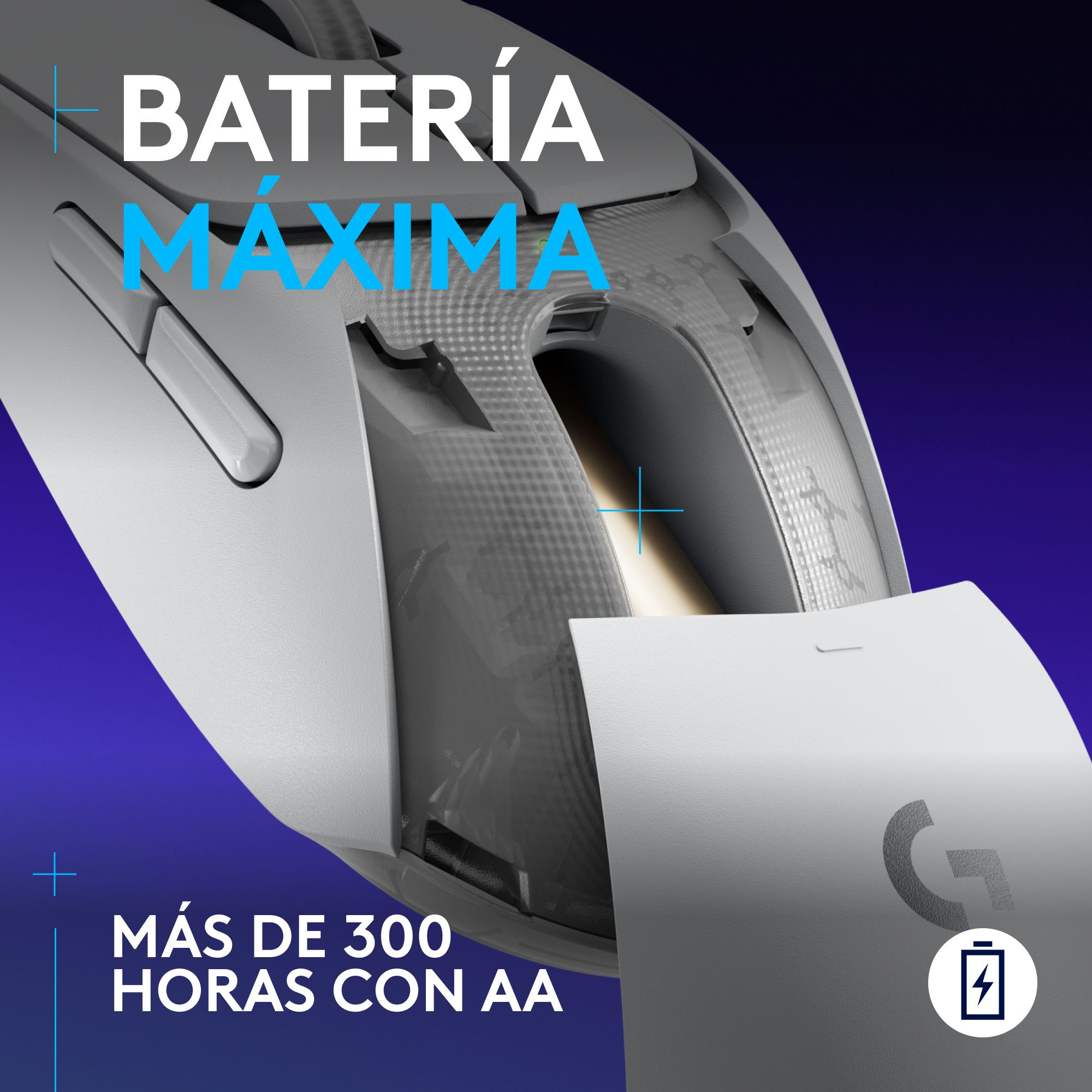 Mouse Inalambrico Logitech G G309 Lightspeed White-2