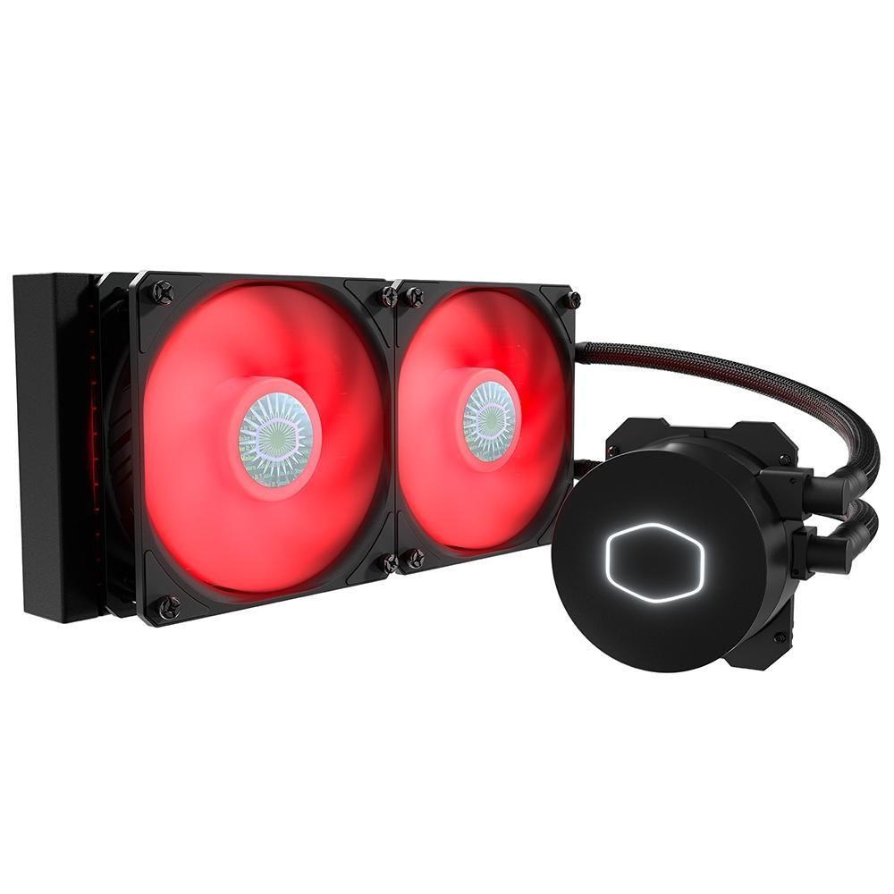 Refrigeración Líquida Cooler Master ML240l Red Leds Fans-0
