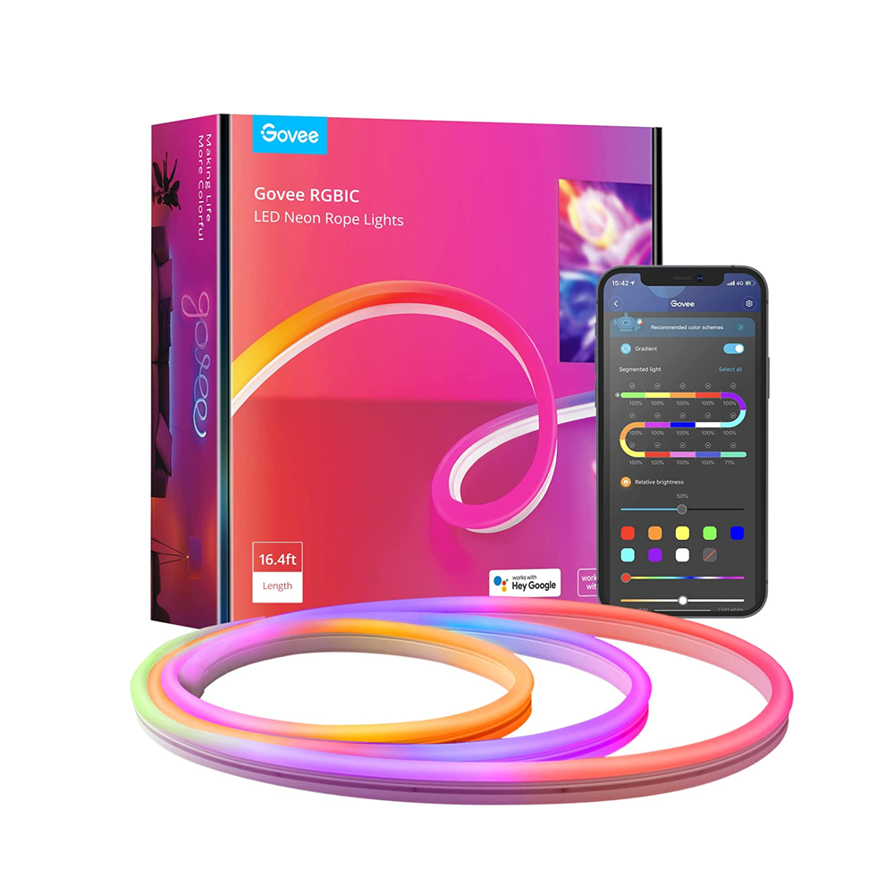 Tira de Neón LED 5 mts Govee RGBIC Smartcontrol-0