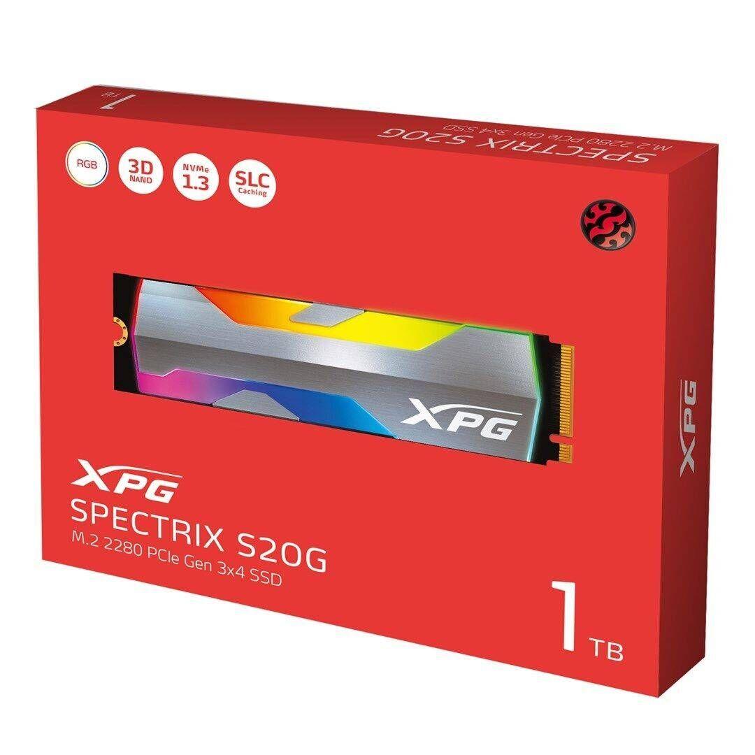 Disco Solido SSD XPG Spectrix S20G Gen3 M.2 500GB RGB-3