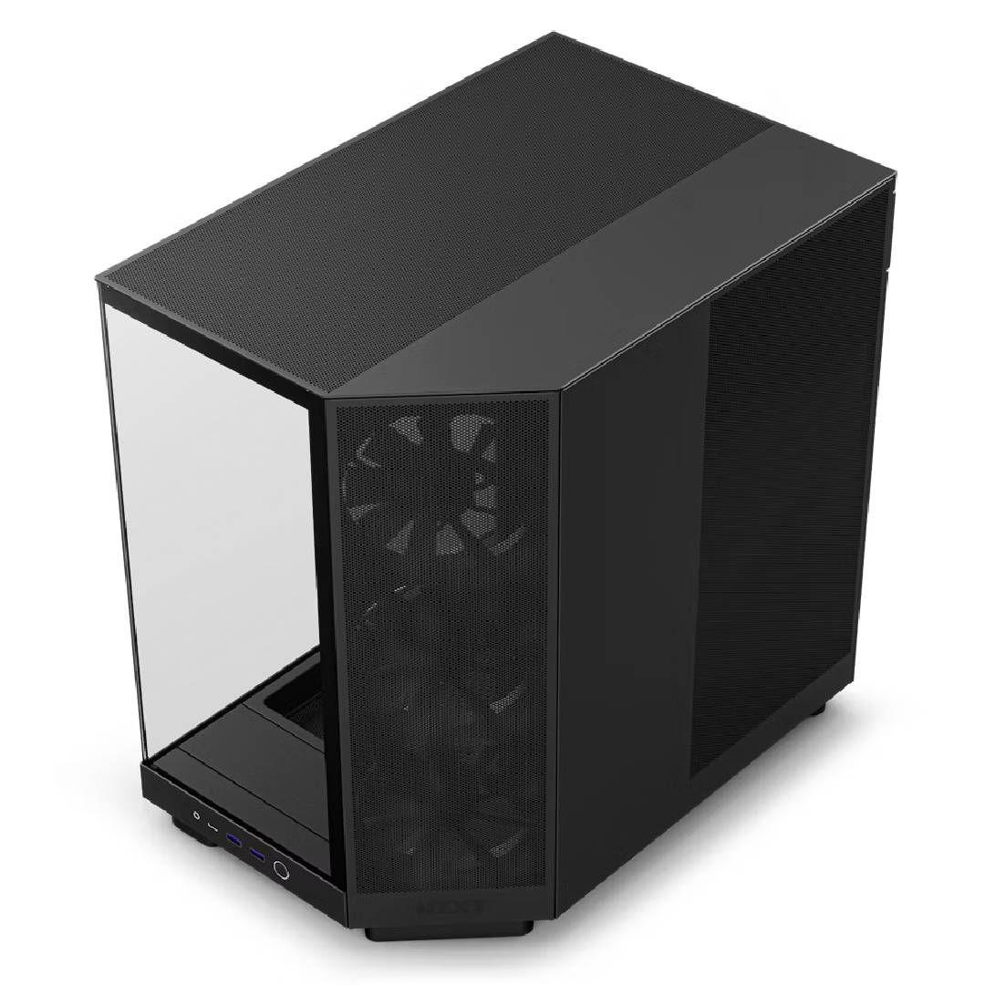 Gabinete NZXT H6 Flow ATX Dual-Chamber Case Negro-2